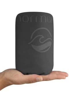 Mikrofaser Badeponcho Für Erwachsene „Camuy“ Schwarz -Normani 178336