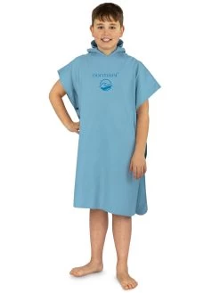Kinder Mikrofaser Badeponcho 10-13 Jahre „Camuy“ Blau -Normani 178350