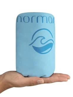 Mikrofaser Badeponcho Für Erwachsene „Camuy“ Blau -Normani 178351