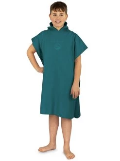 Kinder Mikrofaser Badeponcho 10-13 Jahre „Camuy“ Petrol -Normani 178360