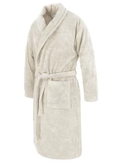 Unisex Baumwoll-Bademantel „Flee“ 450 G/m² Beige -Normani 179157