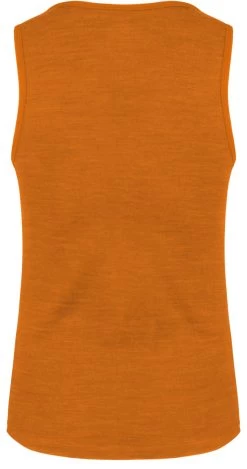 Herren Merino Unterhemd „Alice Springs“ Orange -Normani 179585