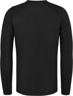 Herren Merino Langarm „Devonport“ Schwarz -Normani 180021