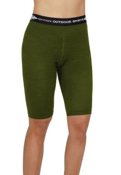 Damen Merino Shorts „Sunshine Coast“ Grün -Normani 180416
