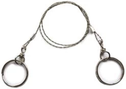 Drahtsäge Mit Griffringen Silber